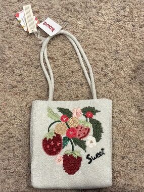 Strawberry Sweet Beaded Bag